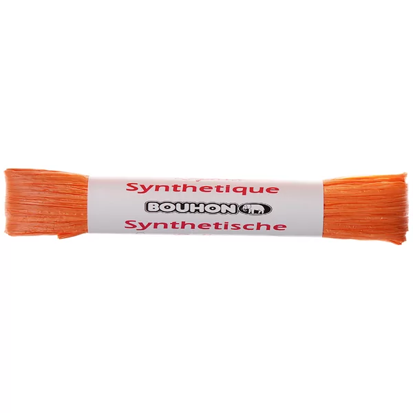 Raphia synthétique 10 g orange