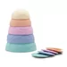 Oceaan stapelbekers pastel