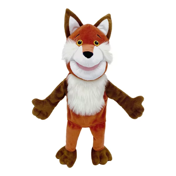 Marionnette à main avec bouche mobile - Renard