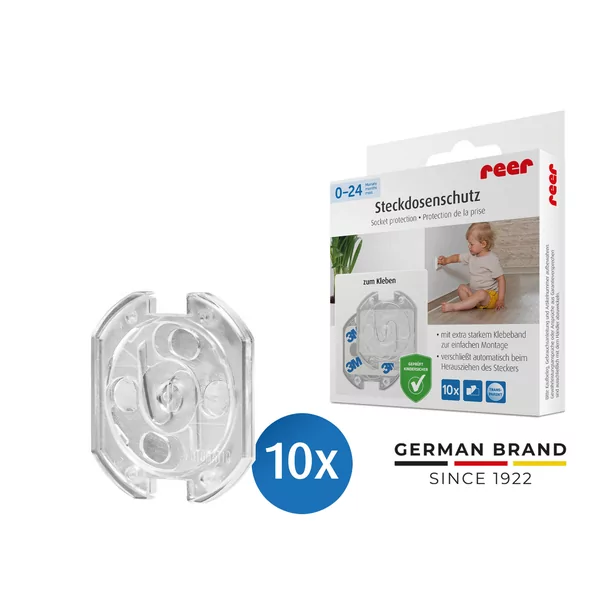 Protection pour prise, adhésives, 10 ps.