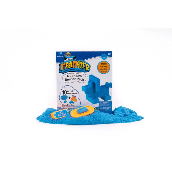 Mad Mattr  Builders Pack -283 g Bleu avec Brickmaker