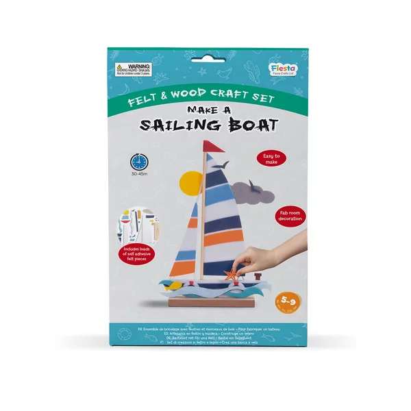 Felt & Wood Craft - Make A Sailing Boat